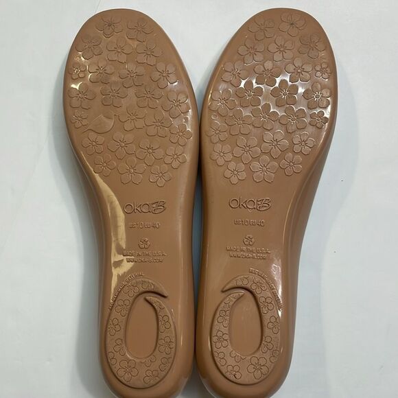 OKA b Womens Taylor Matte Ballet Flats Nude/Tan Sz 10 - Picture 5 of 5